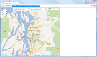 Google Maps Directions Html