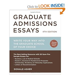 Graduate Admissions Essay Sample