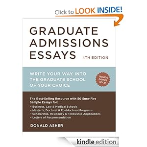 Graduate Admissions Essay Sample Psychology