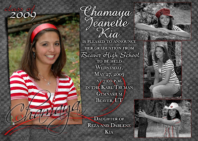 Graduation Announcements Samples