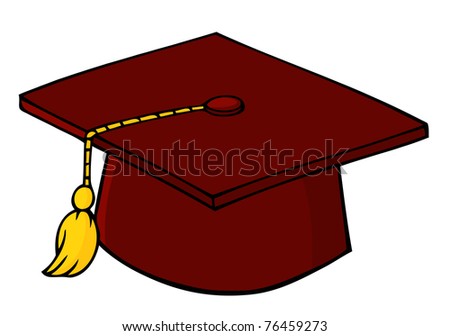 Graduation Cap Vector Art