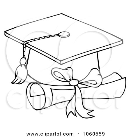 Graduation Cap Vector Art