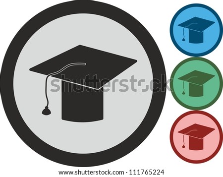 Graduation Cap Vector Icon