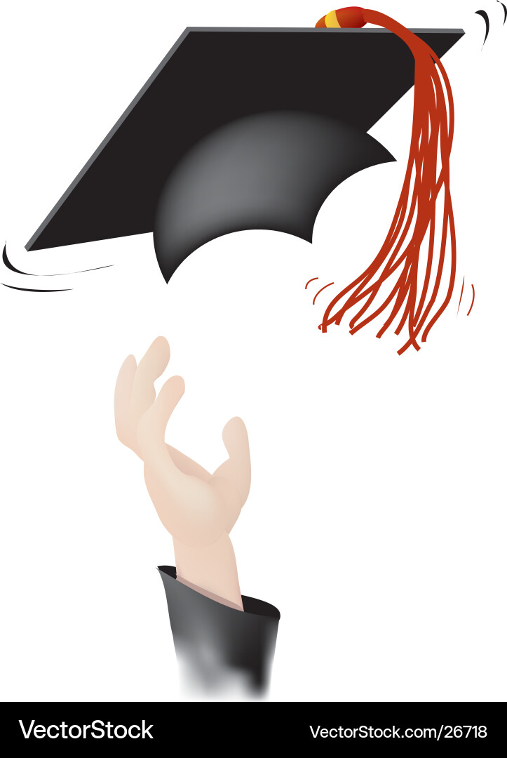 Graduation Hat Vector Free