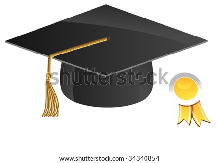 Graduation Hat Vector Free