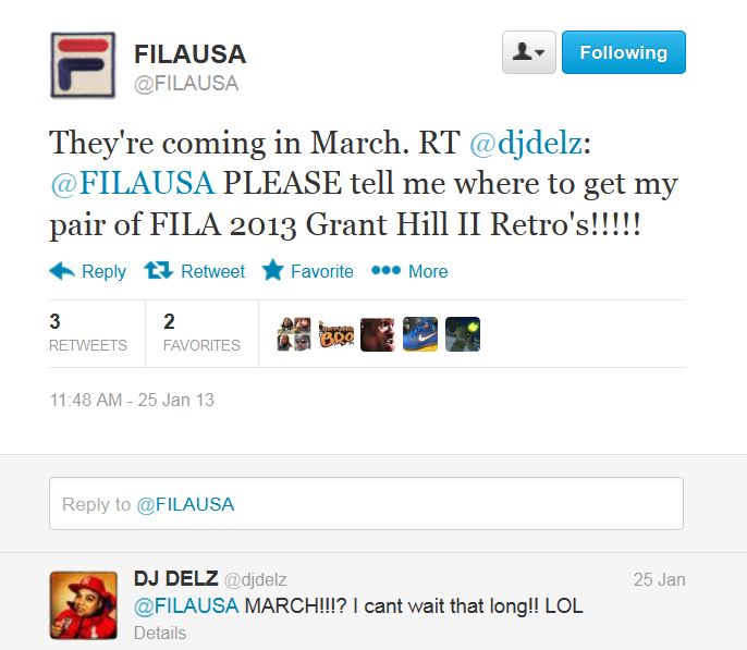 Grant Hill Fila 96 Release Date