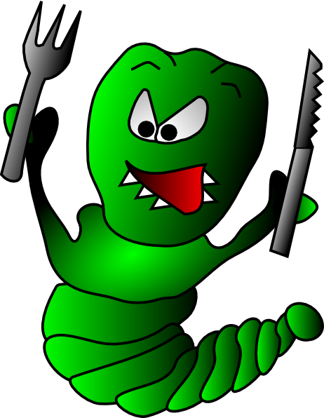 Green Caterpillar Cartoon