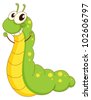 Green Caterpillar Cartoon