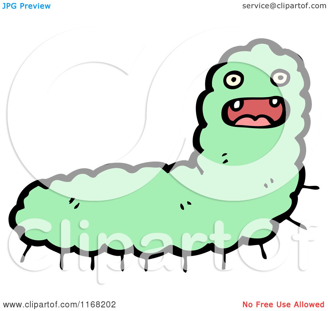 Green Caterpillar Cartoon