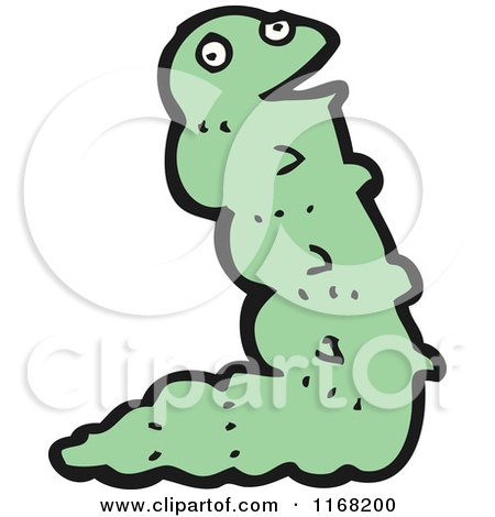 Green Caterpillar Cartoon