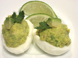 Guacamole Deviled Eggs Recipe