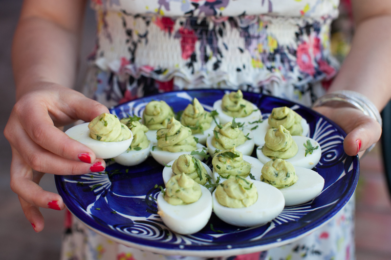 Guacamole Deviled Eggs Recipe