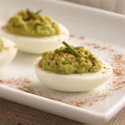 Guacamole Deviled Eggs Recipe