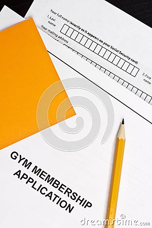 Gym Membership Application Form