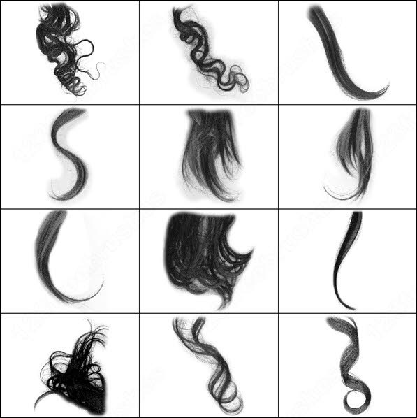 Hair Photoshop Brushes Free