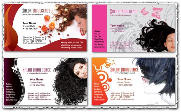 Hair Stylist Business Cards Templates Free