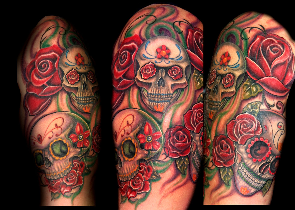 Half Sleeve Music Tattoos For Men