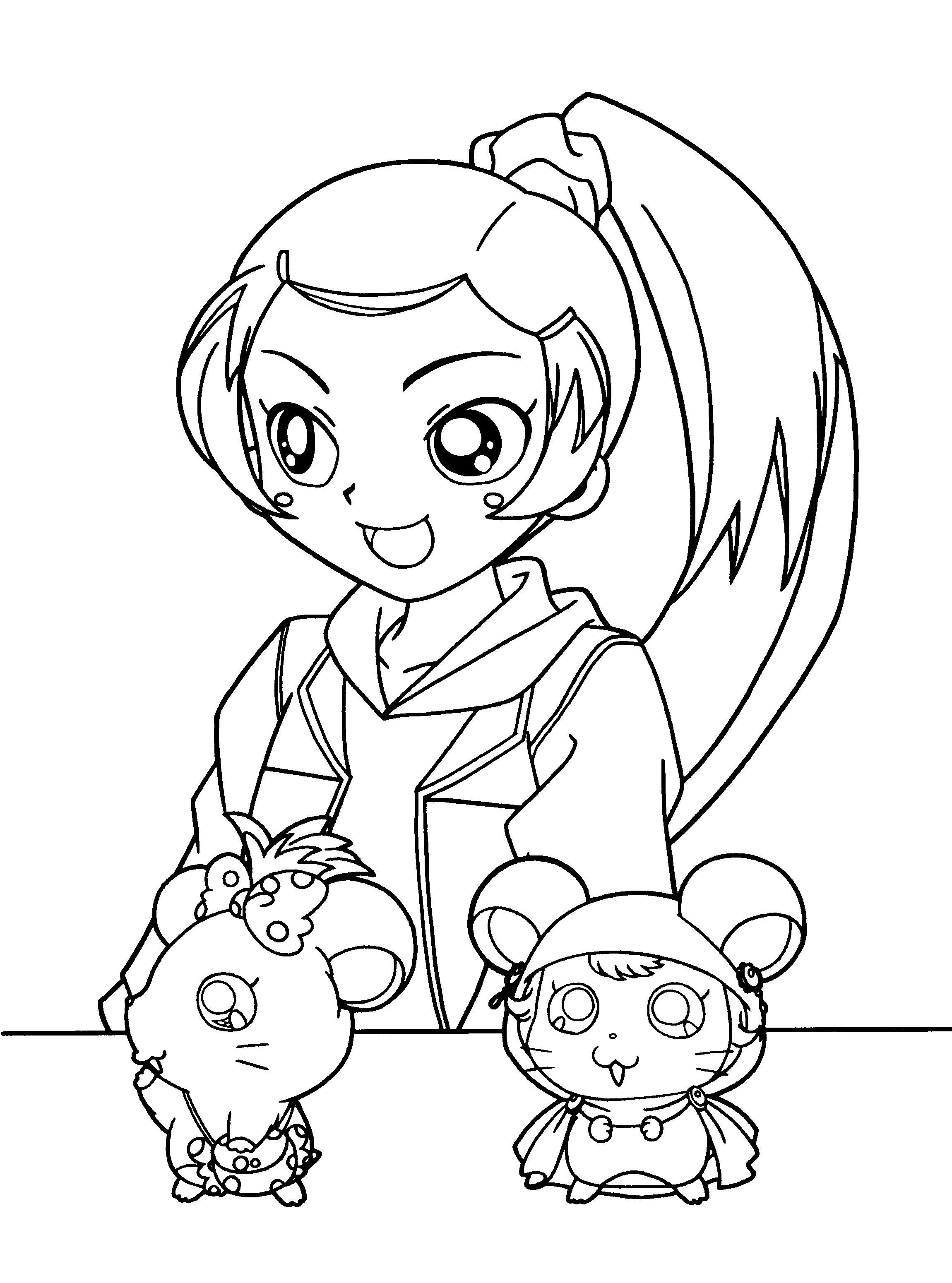 Hamtaro Coloring Pages