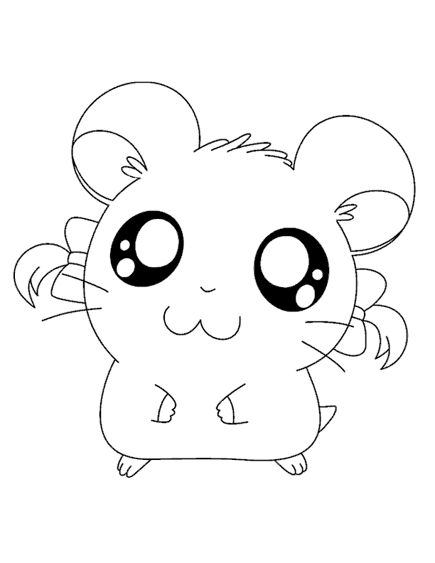 Hamtaro Coloring Pages