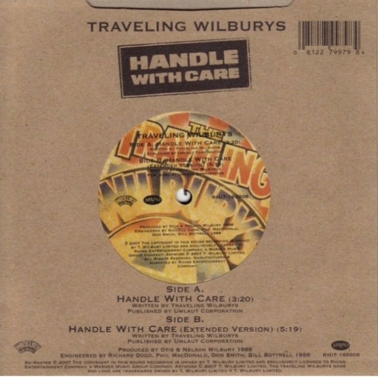 Handle With Care The Traveling Wilburys Album Cover