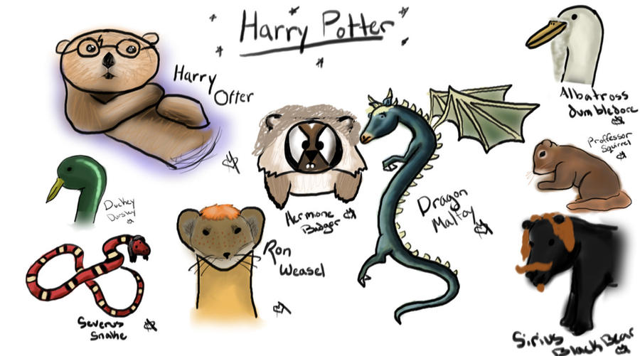 Harry Potter Characters Drawings