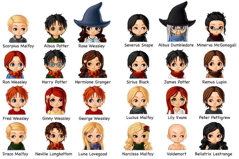 Harry Potter Characters Drawings