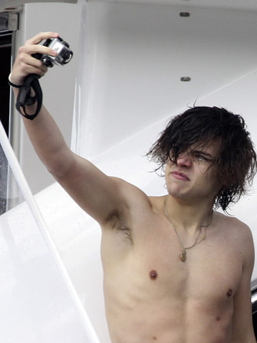 Harry Styles Shirtless Photoshoot