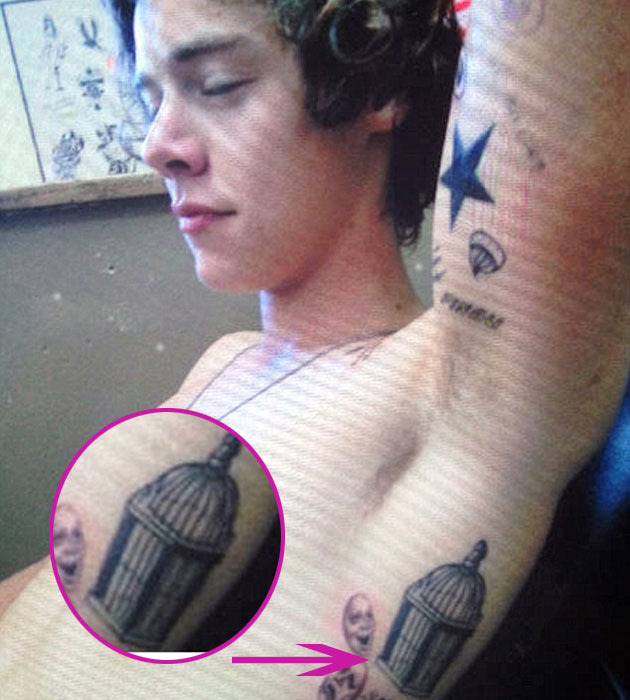 Harry Styles Tattoo Butterfly