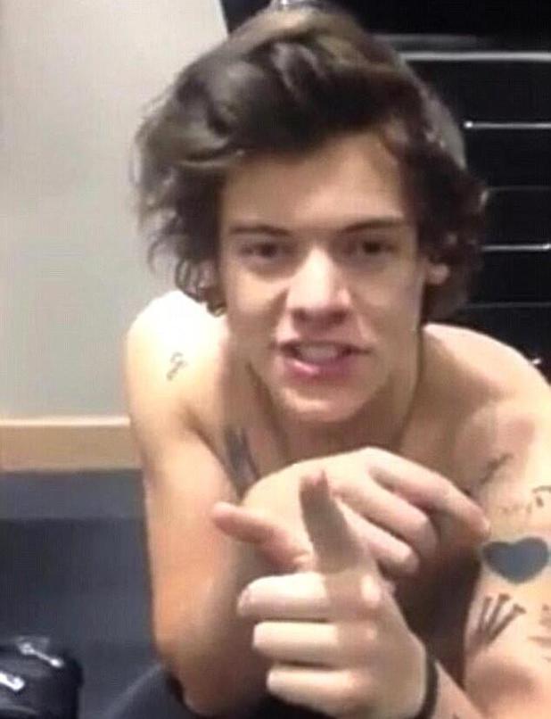 Harry Styles Tattoo Shirtless