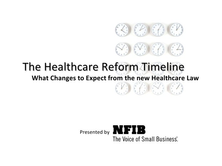 Health Care Reform Timeline Pdf