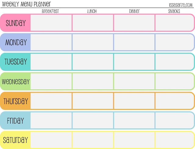 Healthy Eating Planner Template