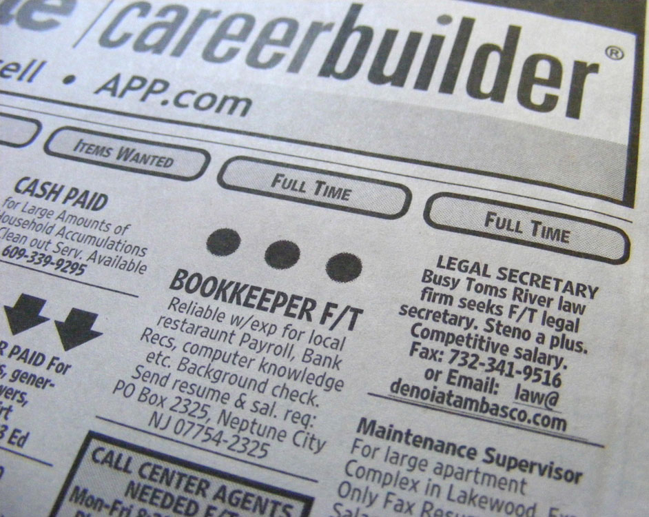 Help Wanted Ads In Newspapers