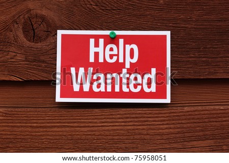 Help Wanted Sign