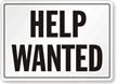 Help Wanted Sign In Spanish