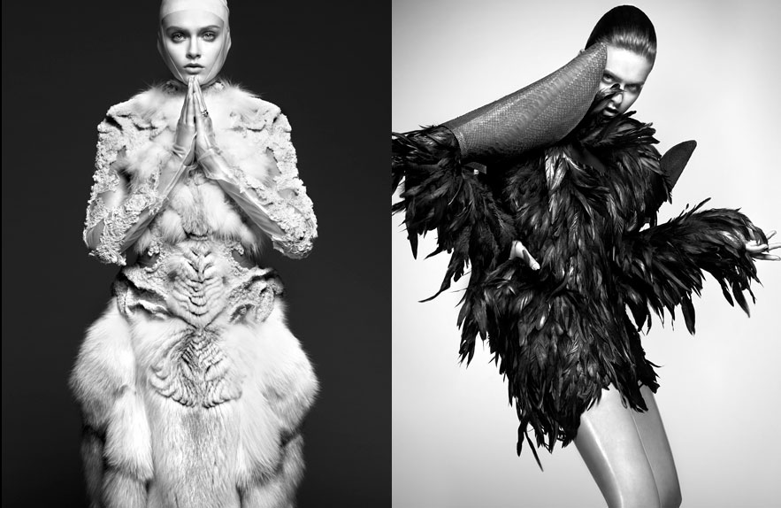 High Fashion Photography Black And White