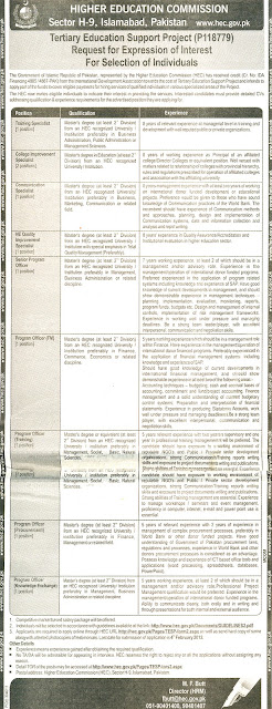 Higher Education Commission Islamabad Address