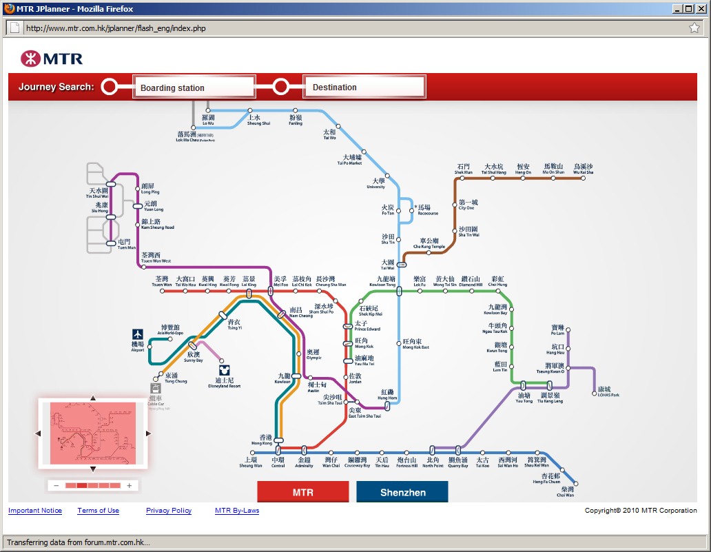 Hk Mtr Map