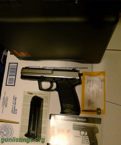 Hk Usp 45 Stainless For Sale