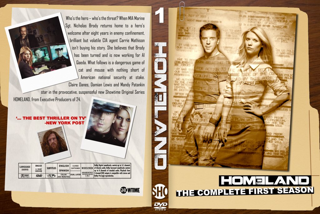 Homeland Season 1 Dvd