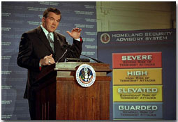 Homeland Security Advisory System Recommendations