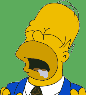 Homer Drooling Face