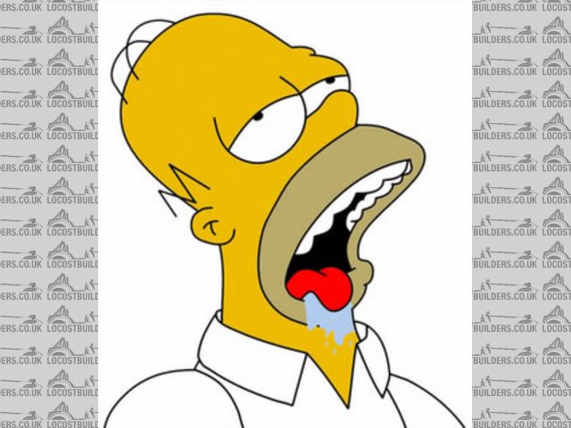 Homer Drooling Face