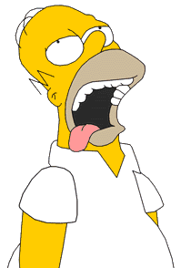 Homer Drooling Gif