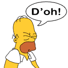 Homer Simpson Doh Gif