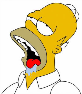 Homer Simpson Drooling