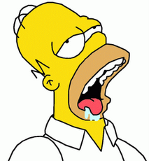 Homer Simpson Drooling Picture