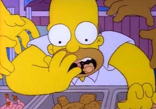 Homer Simpson Face On Belly