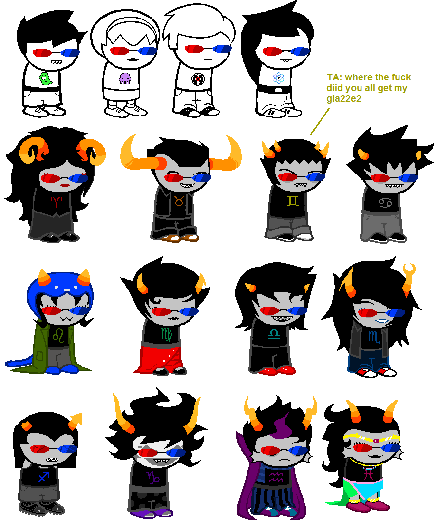 Homestuck Characters