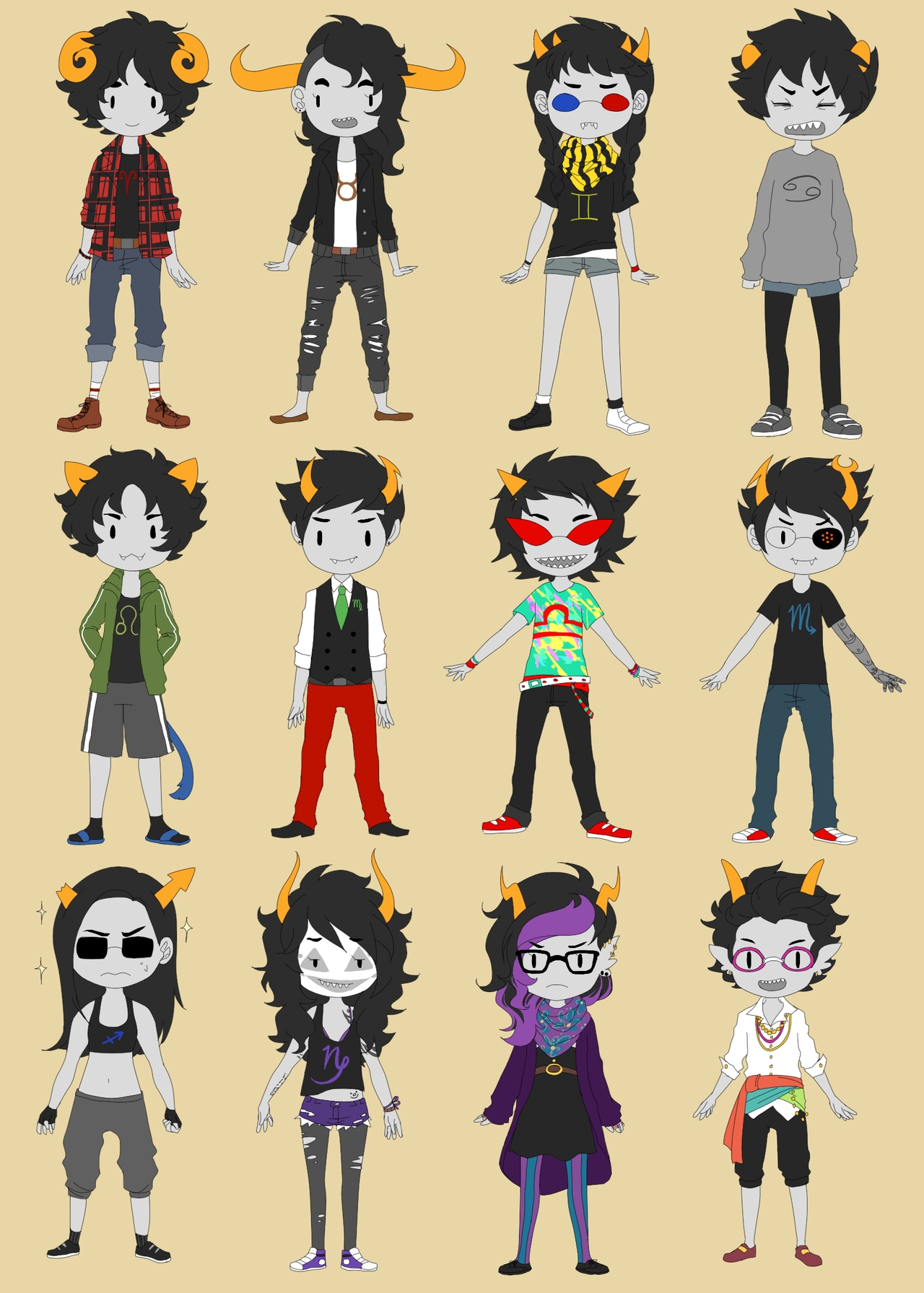 Homestuck Characters