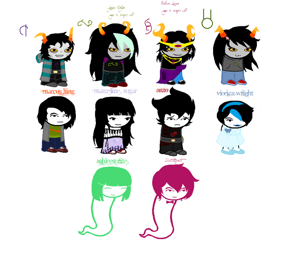 Homestuck Characters Names